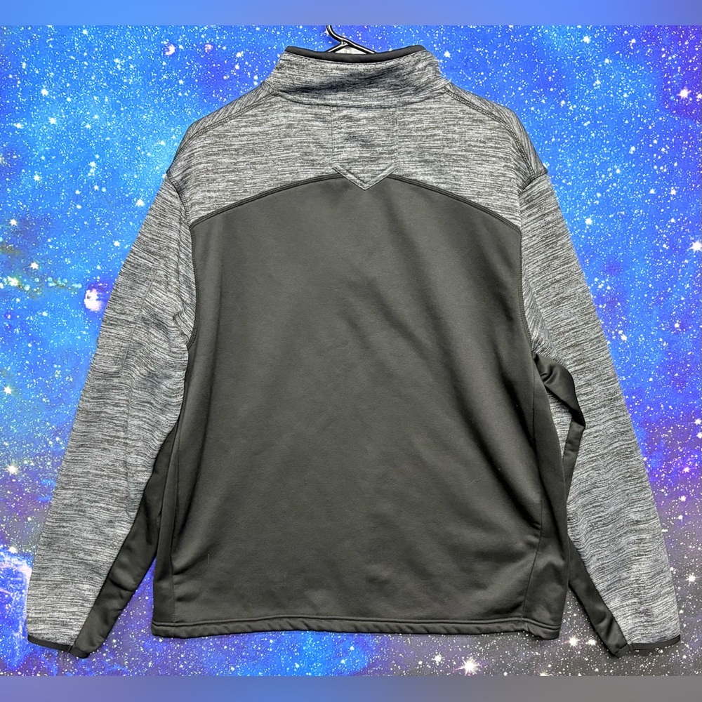 NRA (National Rifle Association) Men's Gray and Black Quarter-Zip Jacket XL - Picture 3 of 5